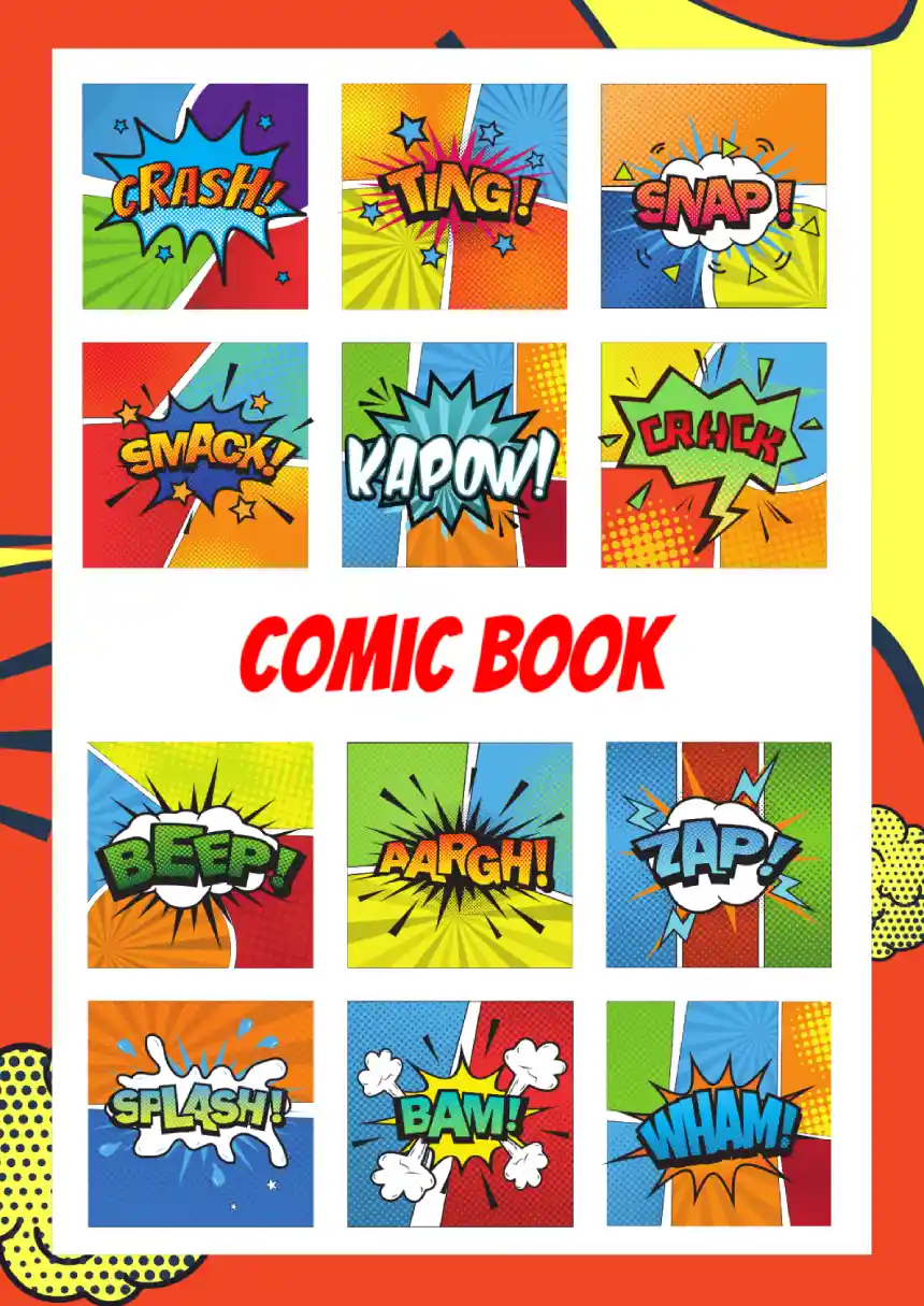Book Comic Template for Google Docs