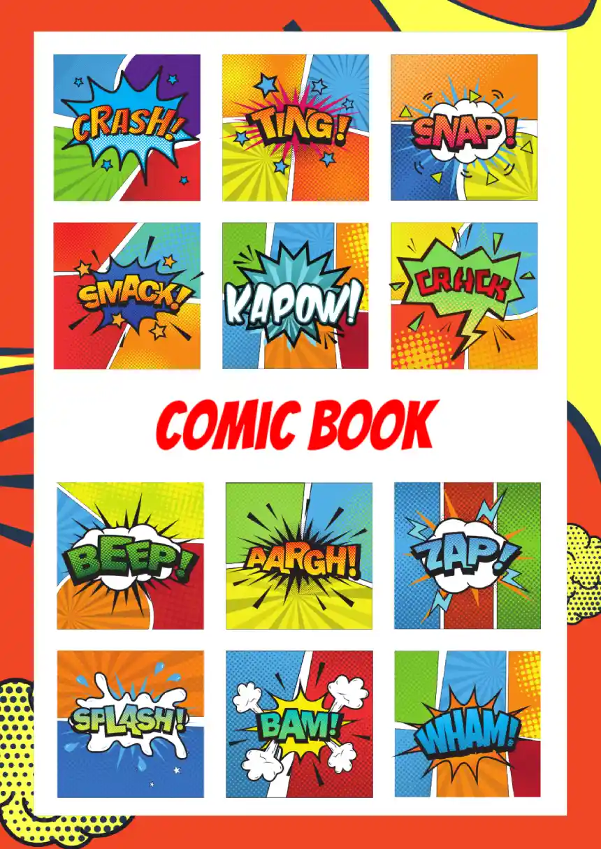 Book Comic Template <a href=