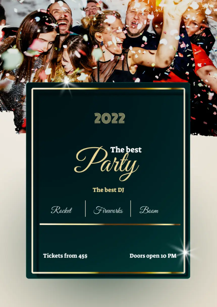 Flyer Party Template for Google Docs