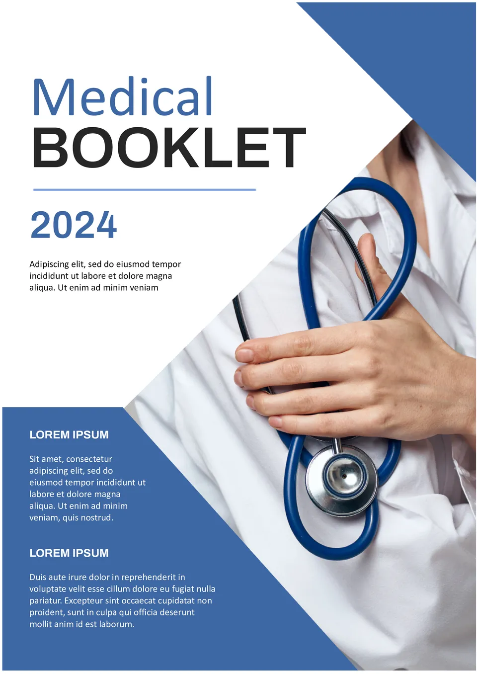 Medical Booklet Template