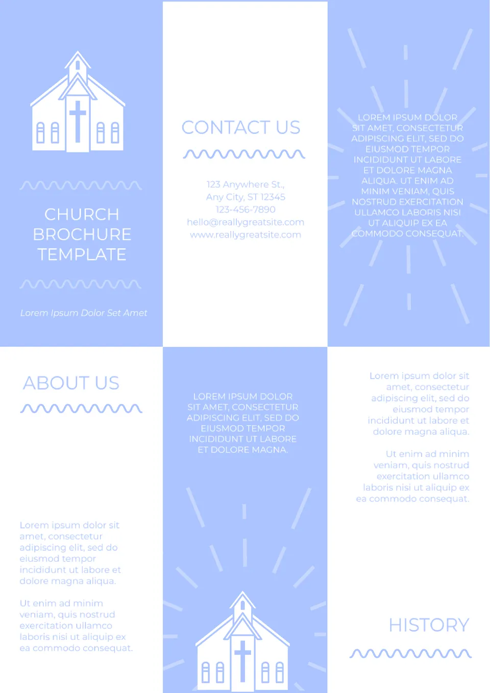 Church Brochure Template